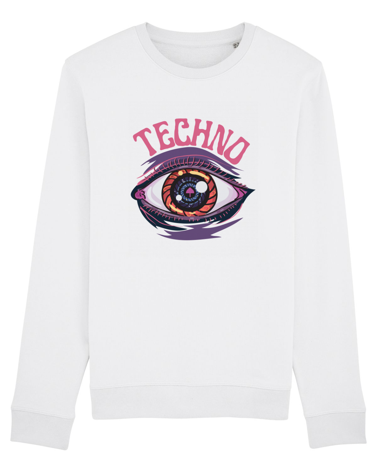 Bluză mânecă lungă Unisex Rise White