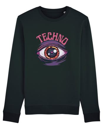 Techno Music Lover  Black