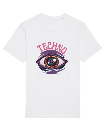 Techno Music Lover  White