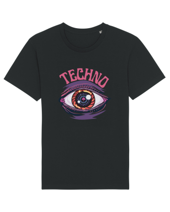 Techno Music Lover  Black