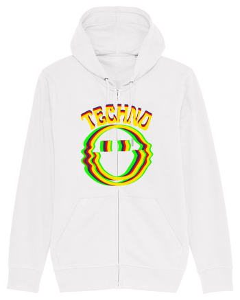 Techno Music Lover  White