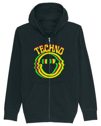 Techno Music Lover  Black