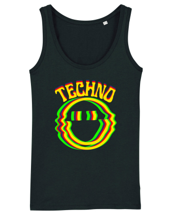 Techno Music Lover  Black