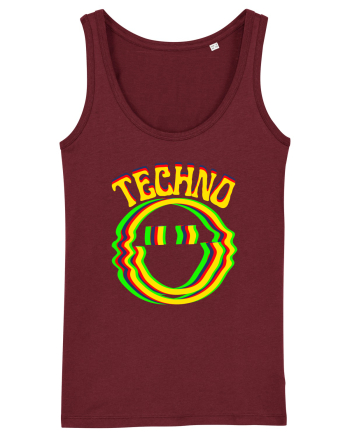Techno Music Lover  Burgundy