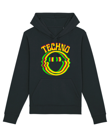 Techno Music Lover  Black
