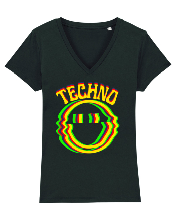 Techno Music Lover  Black