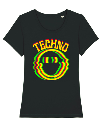 Techno Music Lover  Black