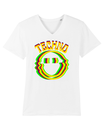 Techno Music Lover  White