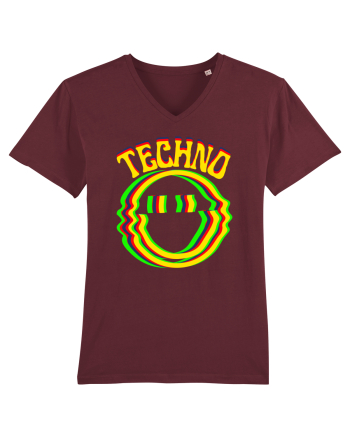 Techno Music Lover  Burgundy