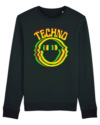 Techno Music Lover  Black