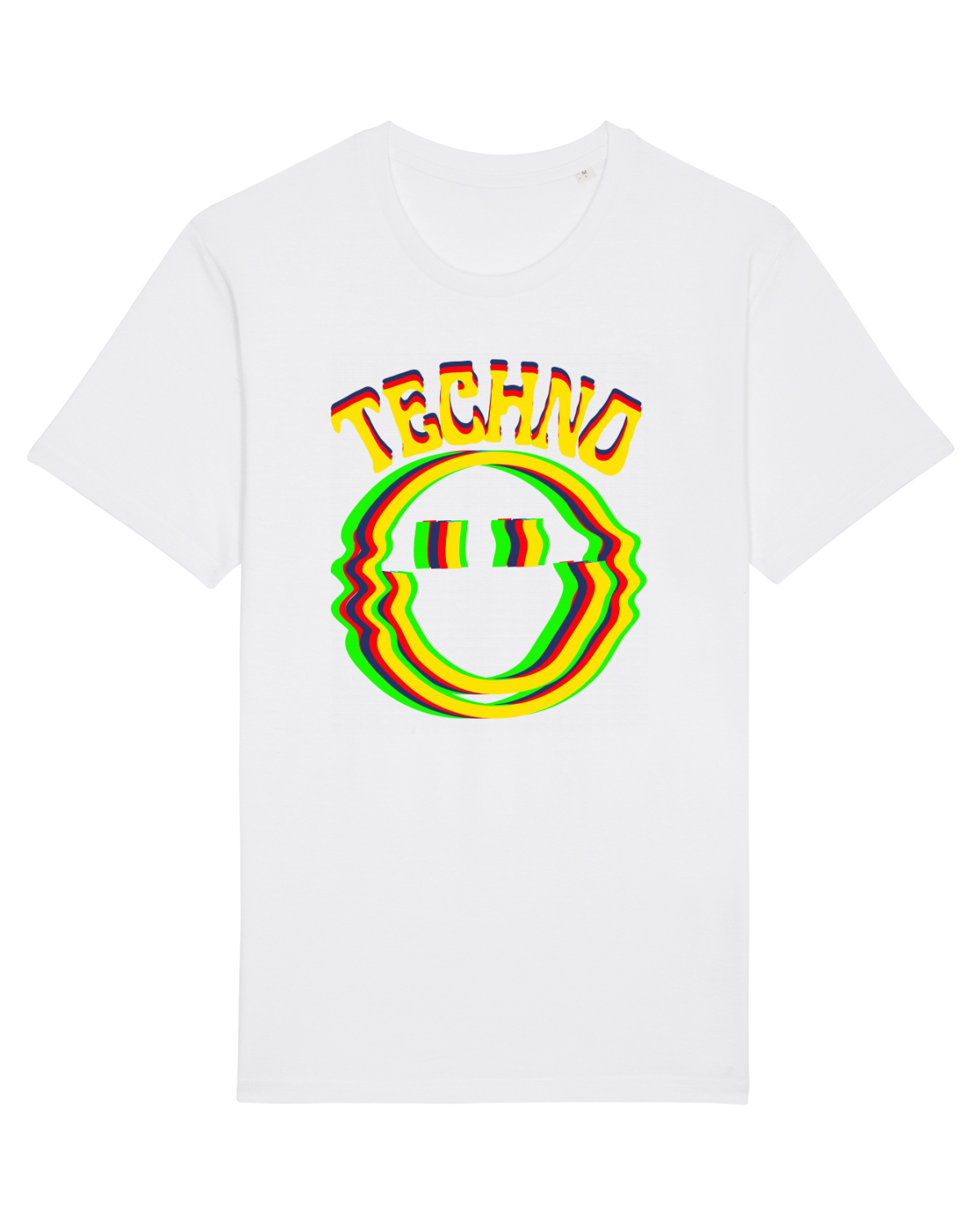 Tricou mânecă scurtă Unisex Rocker White