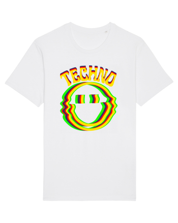 Techno Music Lover  White