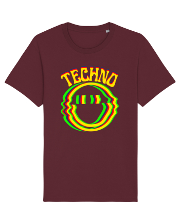 Techno Music Lover  Burgundy