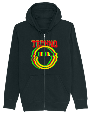 Techno Music Lover  Black