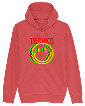 Techno Music Lover  Carmine Red
