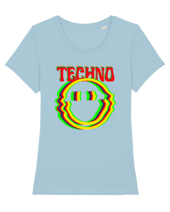 Techno Music Lover  Sky Blue