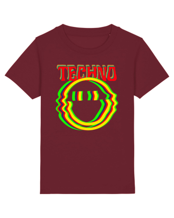 Techno Music Lover  Burgundy