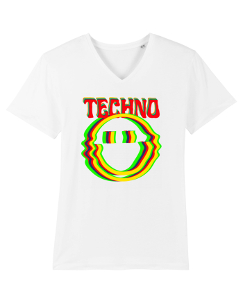 Techno Music Lover  White
