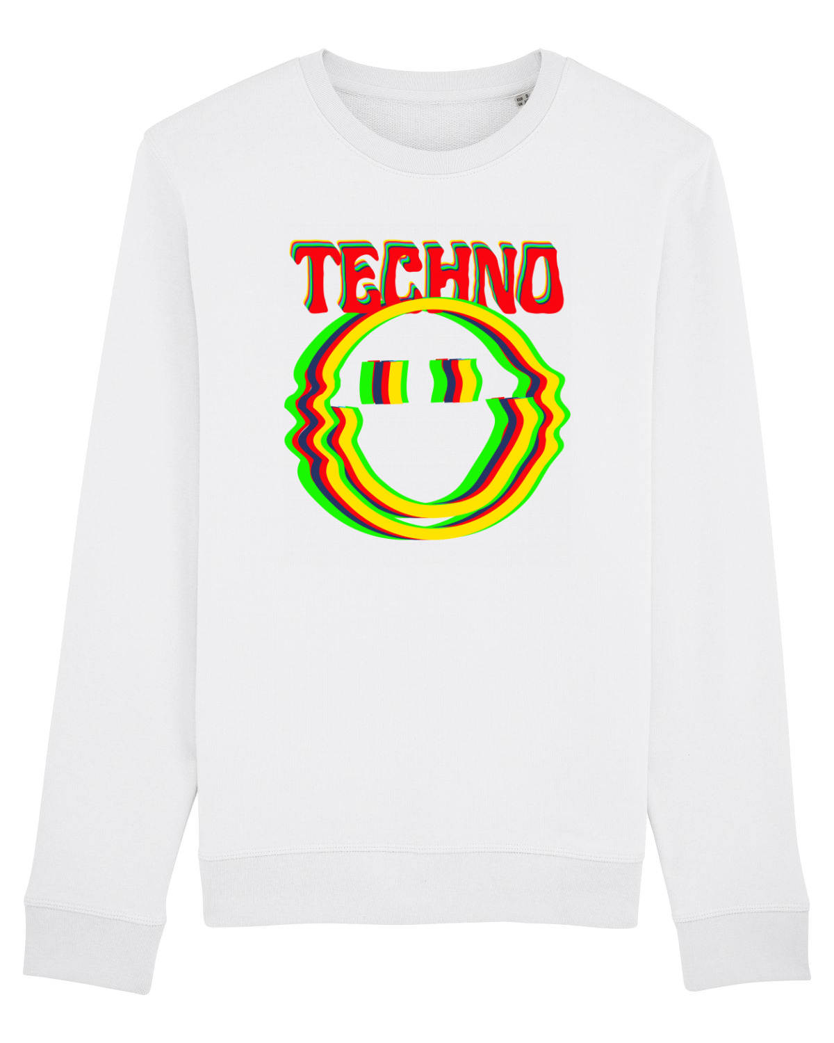 Bluză mânecă lungă Unisex Rise White