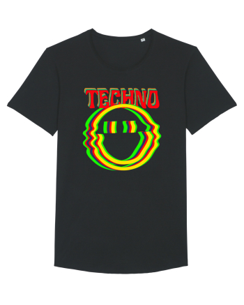 Techno Music Lover  Black
