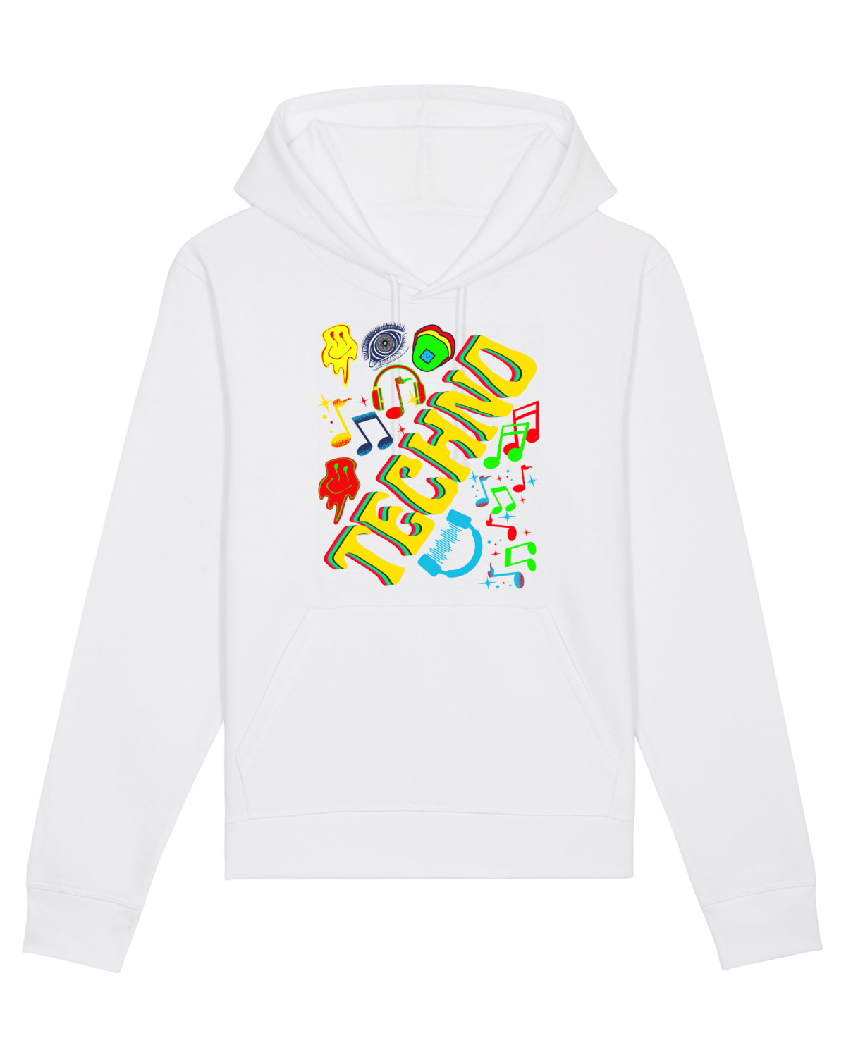Hanorac Unisex Drummer White