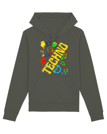 Techno Music Lover  Khaki