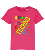 Techno Music Lover  Tricou mânecă scurtă  Copii Mini Creator