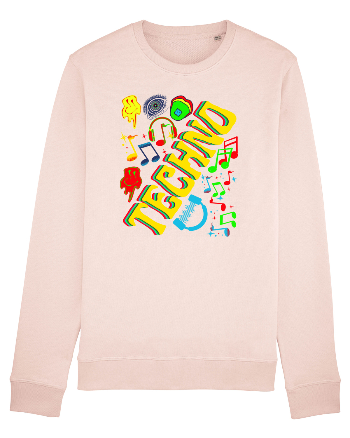 Bluză mânecă lungă Unisex Rise Candy Pink