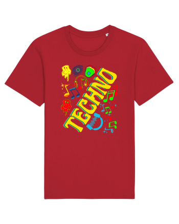 Techno Music Lover  Red