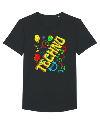 Techno Music Lover  Black