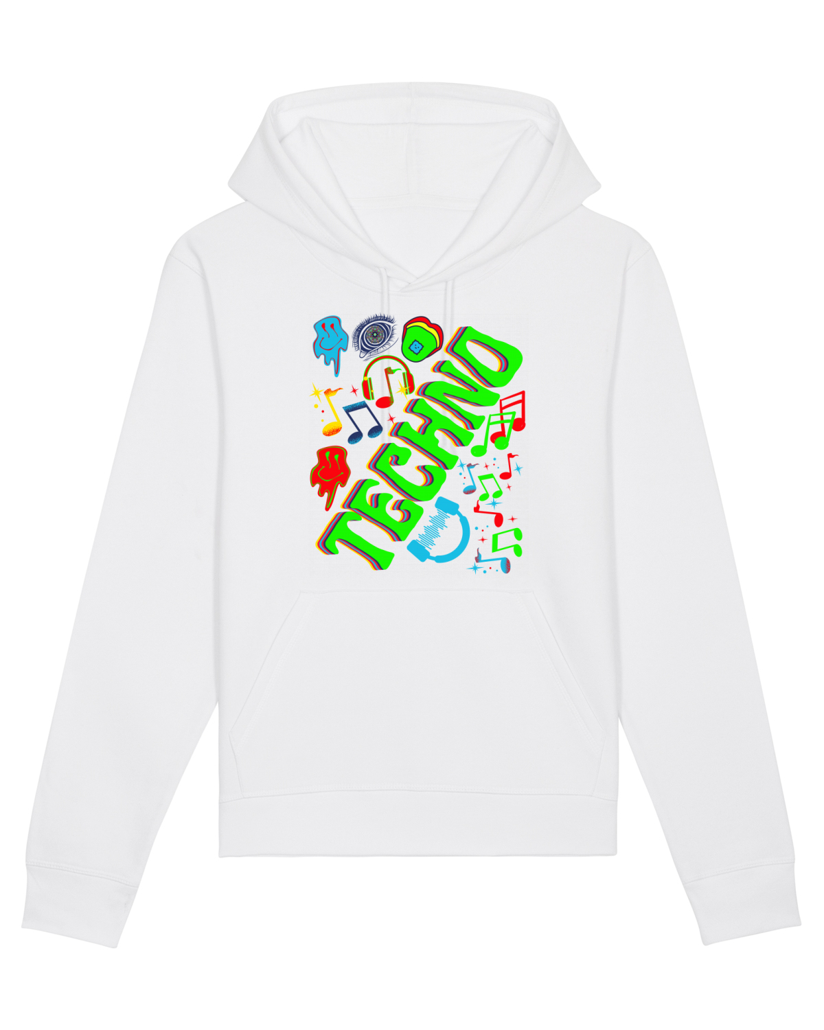 Hanorac Unisex Drummer White