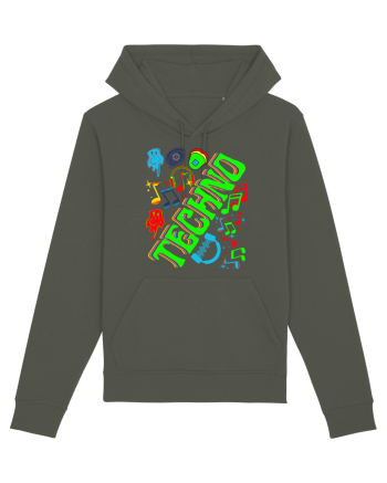 Techno Music Lover  Khaki