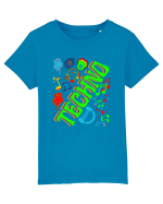 Techno Music Lover  Tricou mânecă scurtă  Copii Mini Creator