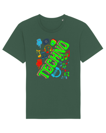 Techno Music Lover  Bottle Green