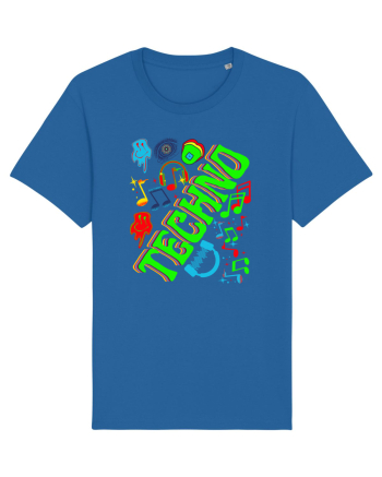 Techno Music Lover  Royal Blue