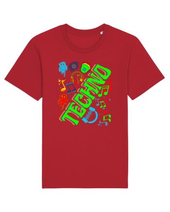 Techno Music Lover  Red