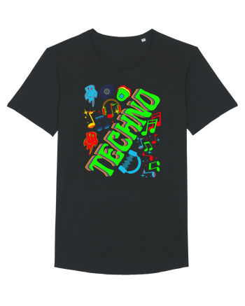 Techno Music Lover  Black
