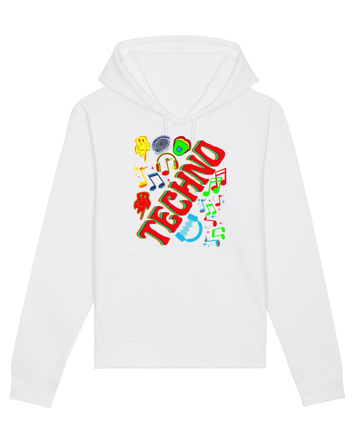 Hanorac Unisex Drummer White