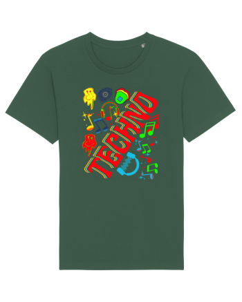 Techno Music Lover  Bottle Green
