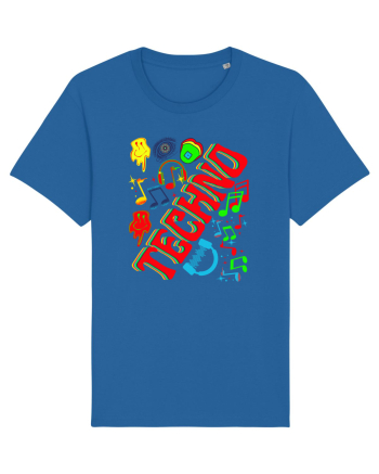 Techno Music Lover  Royal Blue
