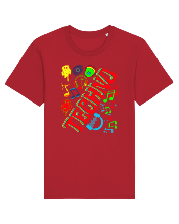 Techno Music Lover  Red
