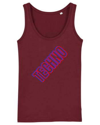Techno Music Lover  Burgundy