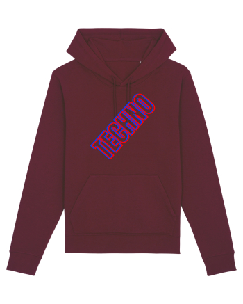 Techno Music Lover  Burgundy