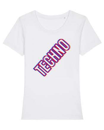 Techno Music Lover  White