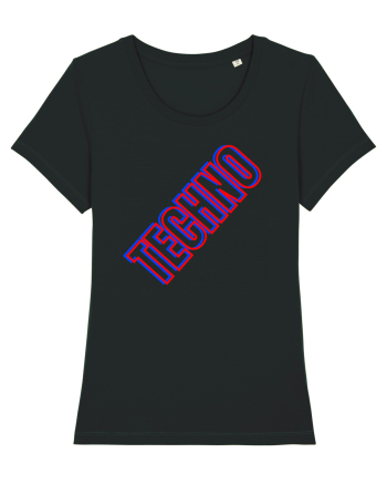 Techno Music Lover  Black