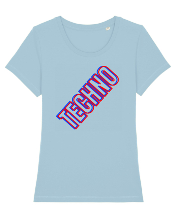 Techno Music Lover  Sky Blue