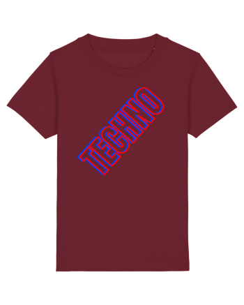 Techno Music Lover  Burgundy