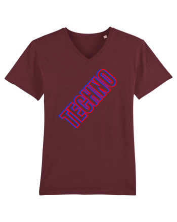 Techno Music Lover  Burgundy