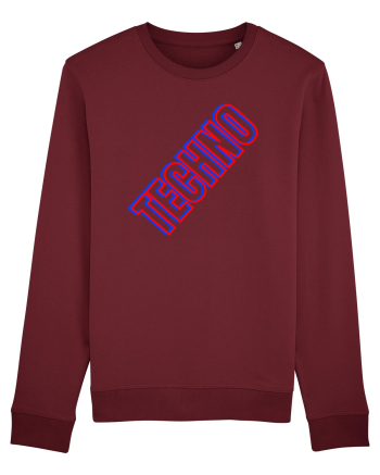 Techno Music Lover  Burgundy