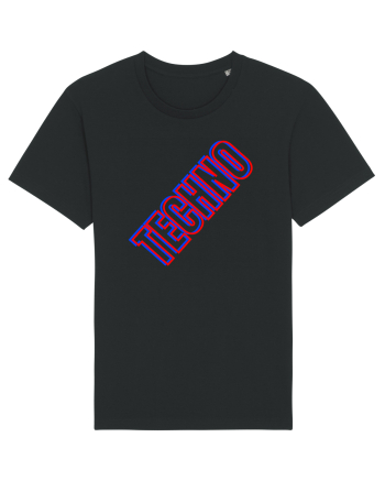 Techno Music Lover  Black